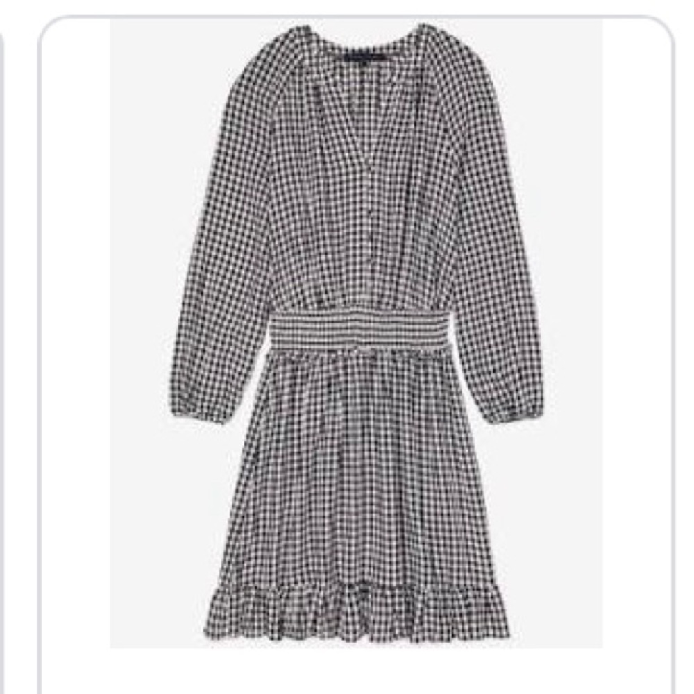 Tommy Hilfiger smocked gingham dress -new